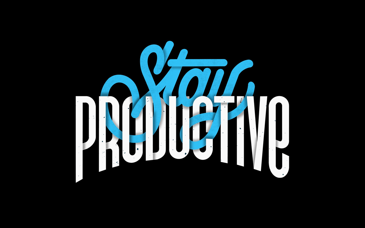<span>Stay Productive</span><i>→</i>